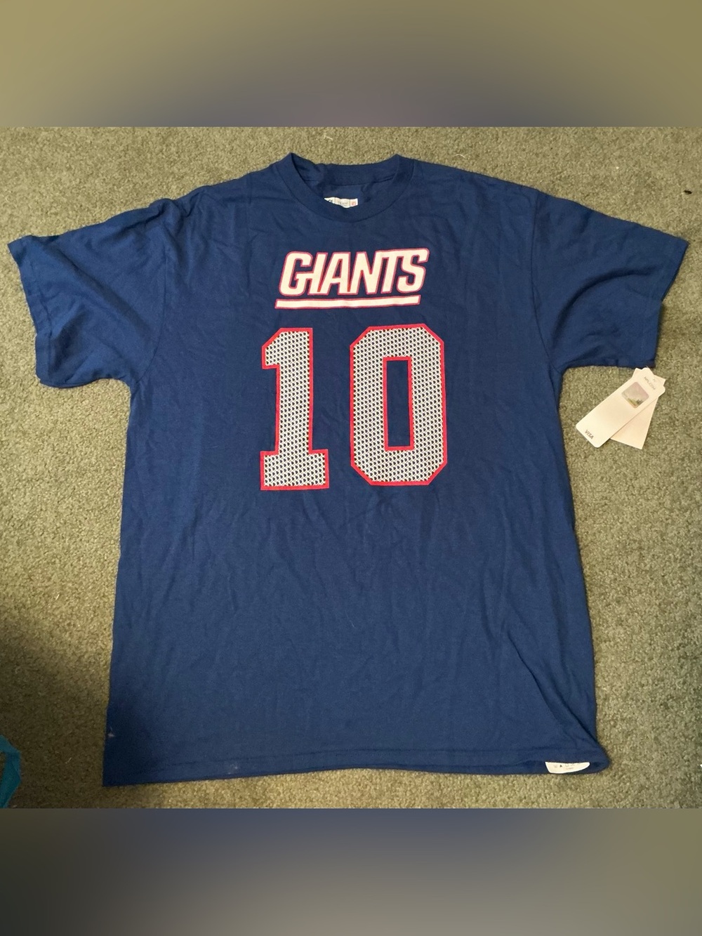 NWT- NFL Team Apparel Men's Short Sleeve Blue Manning Tee